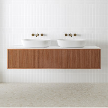 Clifton 1800mm Wall Hung Double Vanity